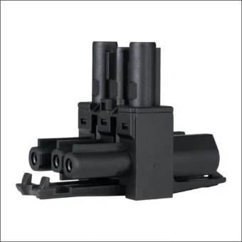 AC 166 GVTA 3/3 ZW ADELS SPLITTER 3P 1IN/2UIT KOPP ZW