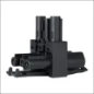 AC 166 GVTA 3/3 ZW ADELS SPLITTER 3P 1IN/2UIT KOPP ZW
