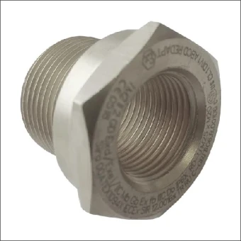 M75-M63 NICKEL PLATE REDAPT EXDE BRASS REDUCER M75 MALE X