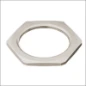  REDAPT BRASS LOCKNUT M25 NICKEL PLATE
