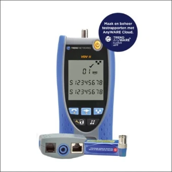 R158007 TREND DATA KABELTESTER VDV2 BASIS