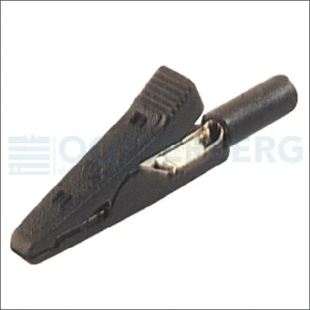 MA 1 ZW HIRSCHMANN KROKODILKLEM 2MM ZW 60V