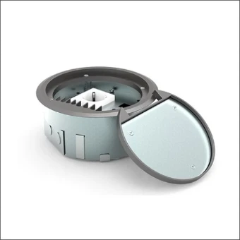 763.0015 HPL VLOERPOT 75MM 2XWCD+4XDATASP