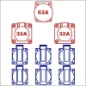  KERAF KWH-METERKAST 63A 1X63/5 1X32/
