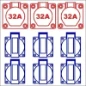  KERAF KWH-METERKAST 63A 2X32/4 1X32/