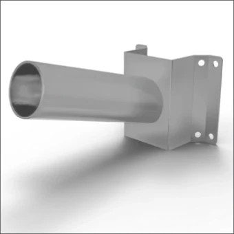 LNL.STEUN.RVS.7037 LEDNOVATE WANDSTN 15G D-60MM RVS R7037