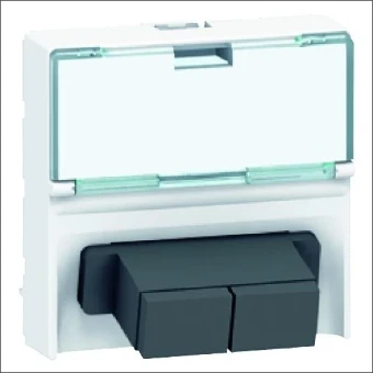 078617 LEGRAND MOSAIC WCD GLASVEZEL 2XSC 2MOD