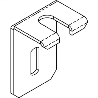 350122 LEGRAND BEVESTIGINGSHOEK SDZ. VOOR DRA