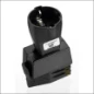  NORDIC SCHUKO ADAPTER ZWART