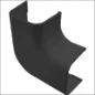  CANALIT HOEK VLAK 65X50MM ANTRACIET