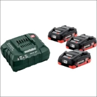 METABO, Basisset 18V: 3xLiHD 4.0 Ah. lader ASC 55