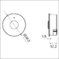  PROLUMIA RF DIMMER ROND
