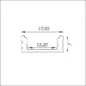 46291110 PROLUMIA ALUMINIUM PROFIEL 2 METER OPB