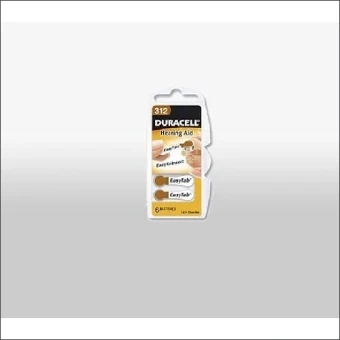 DA 312 DURACELL KNOOPCEL 1.4V ZINK BRUIN 1=6ST