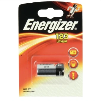 EN123P1 ENERGIZER BATTERIJ 3V DL123A CR123A 1=1