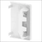  OBO EINDSTUK RAL 9010 70X110MM PVC