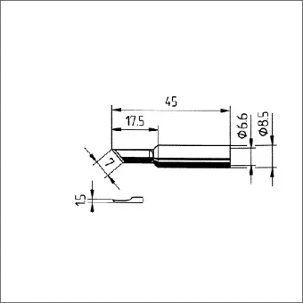 E832AD/SB ERSA SOLD STIFT PLCC MES 1.5MM