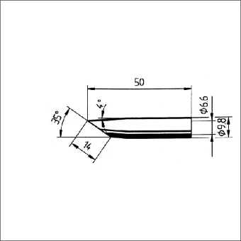 E832GDLF/SB ERSA SOLD STIFT LF 14MM ROND 35GR