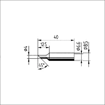 E832NDLF/SB ERSA SOLD STIFT LF 4MM ROND 45GR