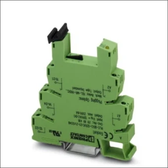 PLC-BPT- 24DC/21-21 PHOENIX 14 MM PLC-BASISKLEM MET PUSH-I
