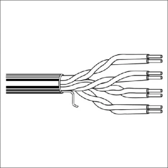 1583E 10U305 BELDEN U/UTP CAT5E GEEL 305M
