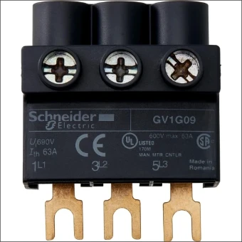 GV1G09 SCHNEIDER KLEMMENBLOK 63A 3P