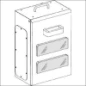  SCHNEIDER AFTAKKAST 160A 24 MODULES