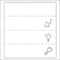  SCHNEIDER LABELSHEET BEL LAMP KEY