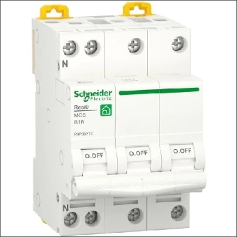 R9P09716 SCHNEIDER RESI9 3P+N B16 6KA