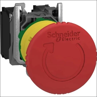 XB5AS8445 SCHNEIDER NOODSTOPKNOP RD T-T-R 40 MM