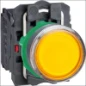  SCHNEIDER VERLICHTE DRUKKNOP P-LED ORANJ