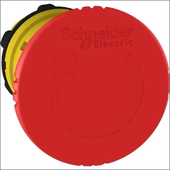 ZB5AS844 SCHNEIDER VUISTSLAG DRAAI 40MM RO NOOD