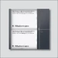  SIEDLE TOETSENMODULE ANTRACIET GRIJS