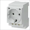 Din rail wandcontactdozen