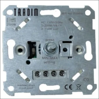 2500W TRADIM MUURDIMMER HYBRIDE WIFI 3-200W