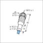  ESCHA AANSL KABEL M12 4P RECHT 10MTR
