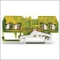  WAGO 4-DR. AARDKLEM 1.5MM2 GR/GE
