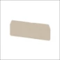 ZAP/TW 3 WEIDMULLER AFSLUITPLAAT BEIGE 16088