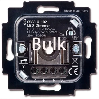 6523-U-102-5ST ABB BUSCH- DIMMER 100VA INB 250W SET 1=5