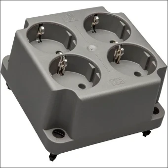 3640W4 S ABB HAF DEKSEL 3640 MET 4-VOUDIGE WCD