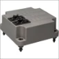 ABB HAF DEKSEL 3640 2X3P AC166 ZWART