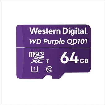 WDD064G1P0C WESTERN DI MICROSDXC PURPLE SCQD101 64GB
