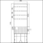  GEYER POLYESTERKAST 1710X583MM+RAILS