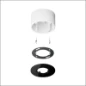 PMM-AP-SET-SW JUNG OPB BEH MINI PRES MELDER ZWART