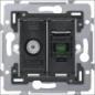 170-79238 NIKO SOKKEL INB COAX RJ45 C6E