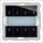 KNX BUSTASTER 8 FACH PEHA KNX BUS DRUKKNOP 8VOUDIG NOVA