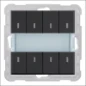 KNX BUSTASTER 8 FACH PEHA KNX BUSDRUKKNOP 8-VOUDIG NOVA