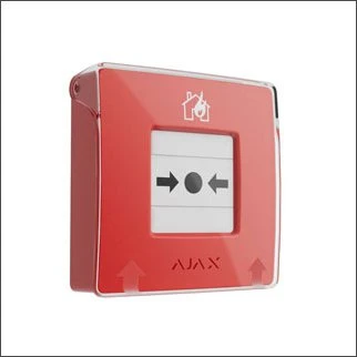MANUAL CALL POINT-R AJAX SYSTE HANDMELDER ROOD 102X104X39