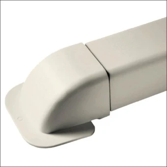 0809CMW FREDDOX MUURAFDEKKAP 80MM WIT