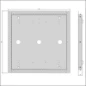 GREENIUZ INBOUWFRAME 200W 62X62X4.3CM